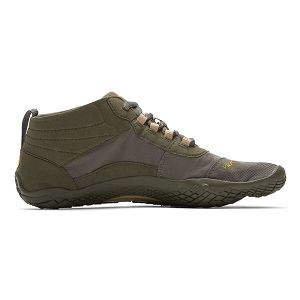 Vibram V-Trek Military/Dark Grey Mens Trail Shoes | India-615849